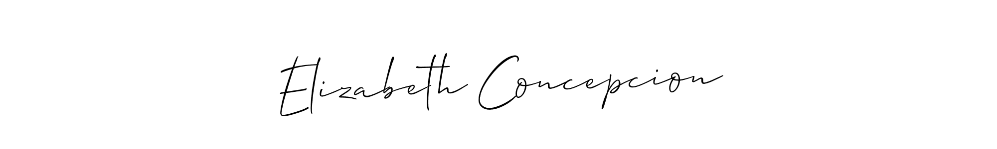Once you've used our free online signature maker to create your best signature Allison_Script style, it's time to enjoy all of the benefits that Elizabeth Concepcion name signing documents. Elizabeth Concepcion signature style 2 images and pictures png