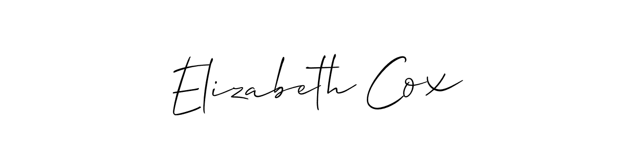 Make a beautiful signature design for name Elizabeth Cox. Use this online signature maker to create a handwritten signature for free. Elizabeth Cox signature style 2 images and pictures png