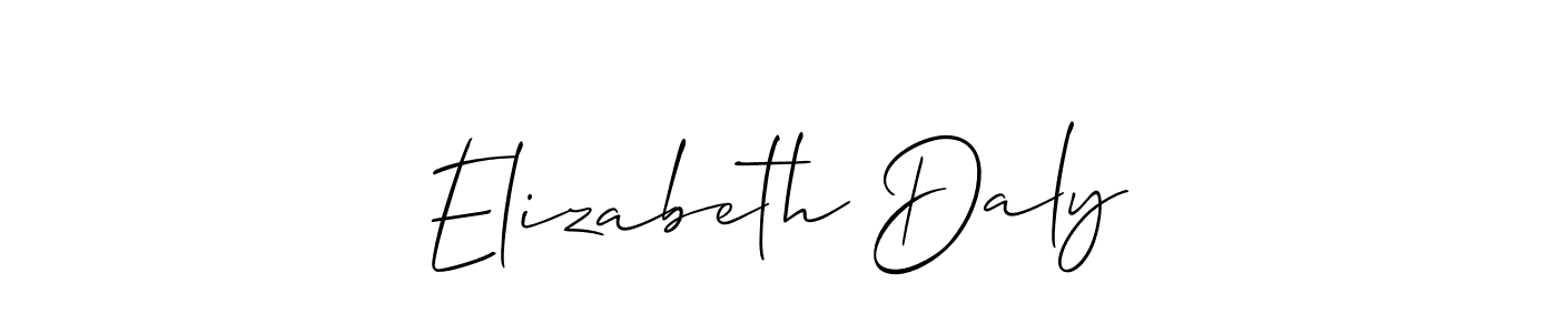 if you are searching for the best signature style for your name Elizabeth Daly. so please give up your signature search. here we have designed multiple signature styles  using Allison_Script. Elizabeth Daly signature style 2 images and pictures png