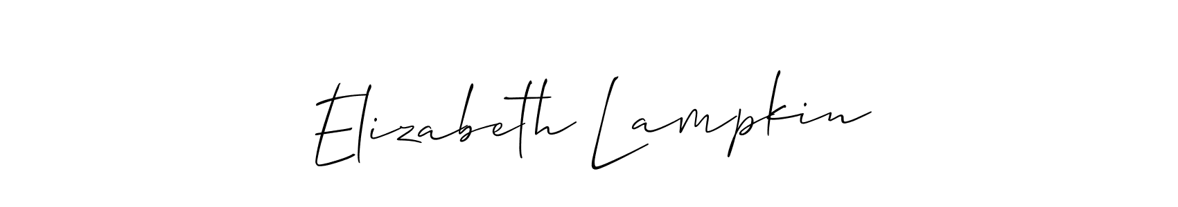 See photos of Elizabeth Lampkin official signature by Spectra . Check more albums & portfolios. Read reviews & check more about Allison_Script font. Elizabeth Lampkin signature style 2 images and pictures png