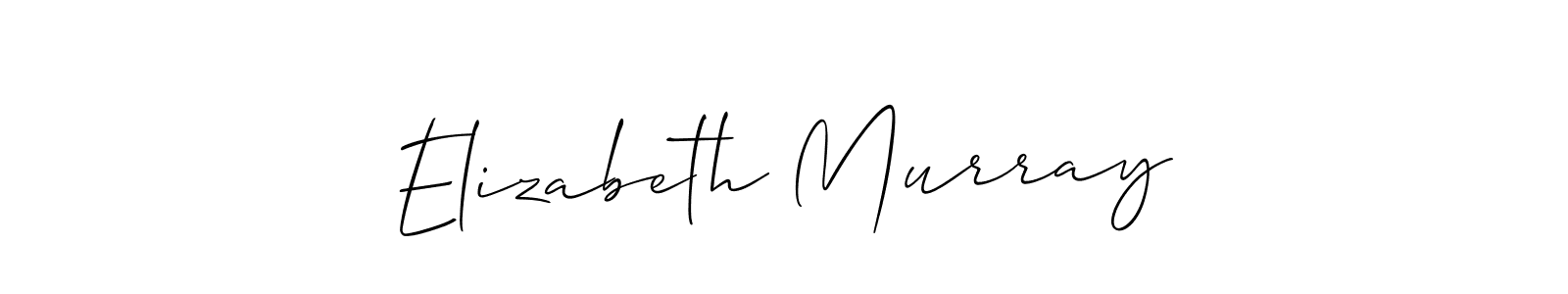 Also we have Elizabeth Murray name is the best signature style. Create professional handwritten signature collection using Allison_Script autograph style. Elizabeth Murray signature style 2 images and pictures png