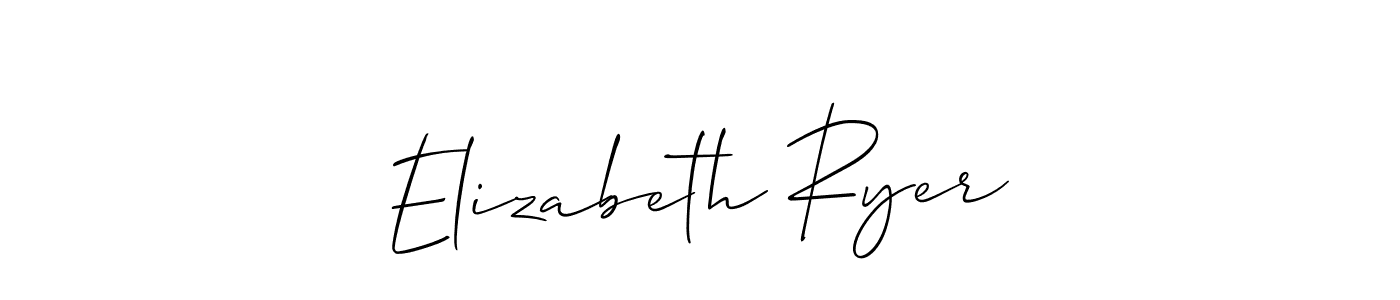 Check out images of Autograph of Elizabeth Ryer name. Actor Elizabeth Ryer Signature Style. Allison_Script is a professional sign style online. Elizabeth Ryer signature style 2 images and pictures png