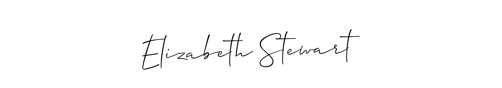 Elizabeth Stewart stylish signature style. Best Handwritten Sign (Allison_Script) for my name. Handwritten Signature Collection Ideas for my name Elizabeth Stewart. Elizabeth Stewart signature style 2 images and pictures png