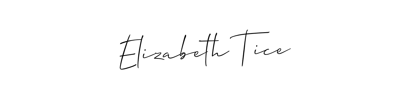 Here are the top 10 professional signature styles for the name Elizabeth Tice. These are the best autograph styles you can use for your name. Elizabeth Tice signature style 2 images and pictures png