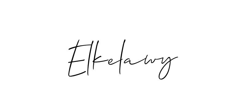 Also You can easily find your signature by using the search form. We will create Elkelawy name handwritten signature images for you free of cost using Allison_Script sign style. Elkelawy signature style 2 images and pictures png