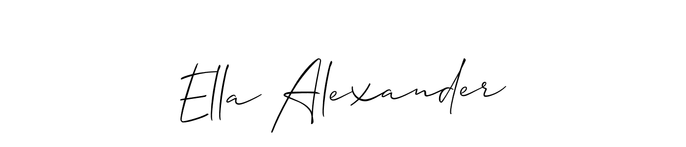 Here are the top 10 professional signature styles for the name Ella Alexander. These are the best autograph styles you can use for your name. Ella Alexander signature style 2 images and pictures png