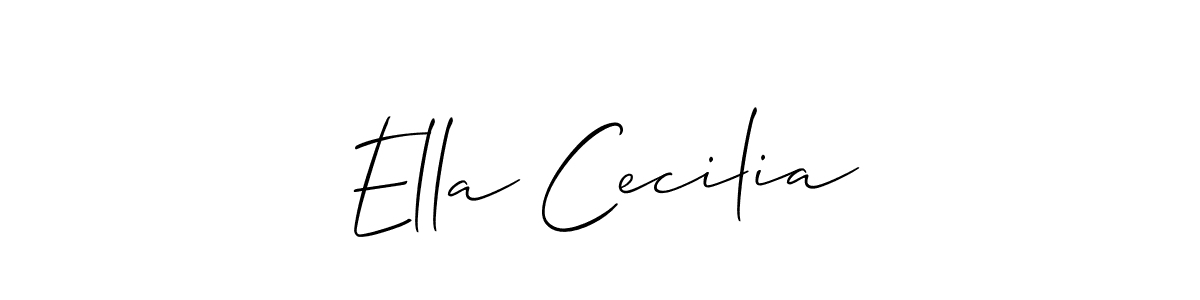 You can use this online signature creator to create a handwritten signature for the name Ella Cecilia. This is the best online autograph maker. Ella Cecilia signature style 2 images and pictures png
