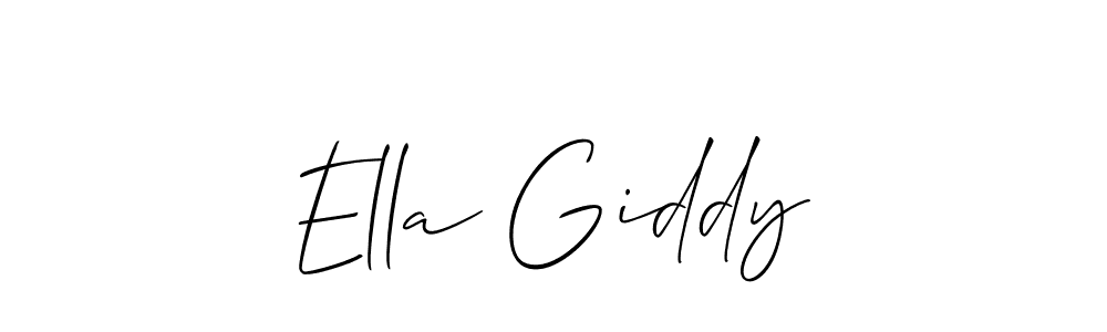 Also we have Ella Giddy name is the best signature style. Create professional handwritten signature collection using Allison_Script autograph style. Ella Giddy signature style 2 images and pictures png