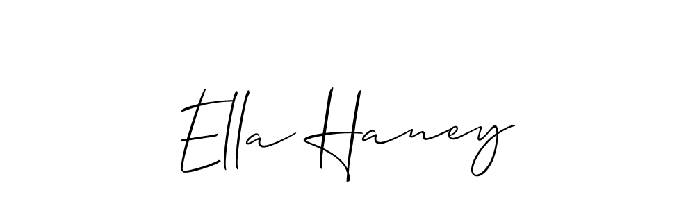 Best and Professional Signature Style for Ella Haney. Allison_Script Best Signature Style Collection. Ella Haney signature style 2 images and pictures png