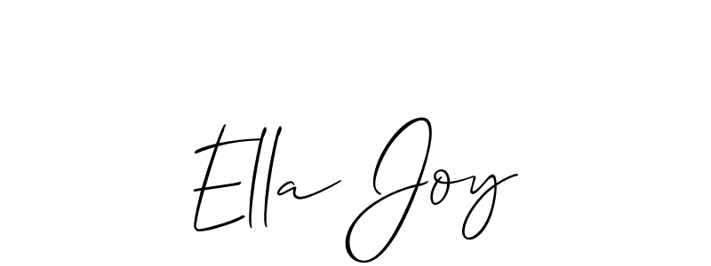 Best and Professional Signature Style for Ella Joy. Allison_Script Best Signature Style Collection. Ella Joy signature style 2 images and pictures png