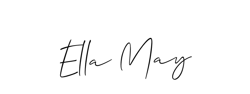 Design your own signature with our free online signature maker. With this signature software, you can create a handwritten (Allison_Script) signature for name Ella May. Ella May signature style 2 images and pictures png