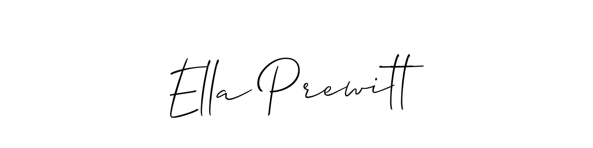 Make a beautiful signature design for name Ella Prewitt. With this signature (Allison_Script) style, you can create a handwritten signature for free. Ella Prewitt signature style 2 images and pictures png