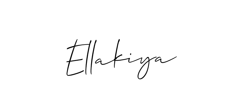 Make a beautiful signature design for name Ellakiya. Use this online signature maker to create a handwritten signature for free. Ellakiya signature style 2 images and pictures png