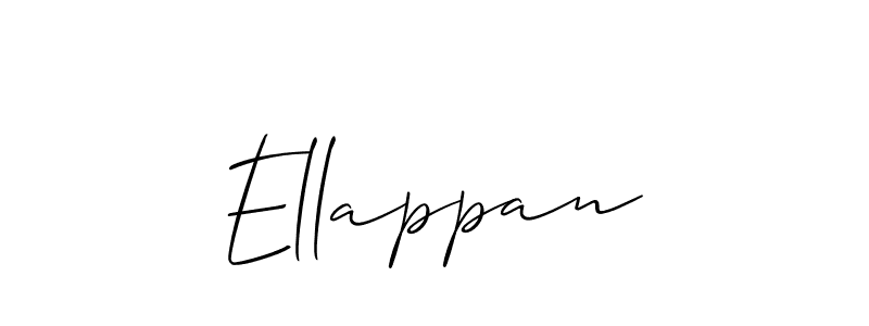 The best way (Allison_Script) to make a short signature is to pick only two or three words in your name. The name Ellappan include a total of six letters. For converting this name. Ellappan signature style 2 images and pictures png