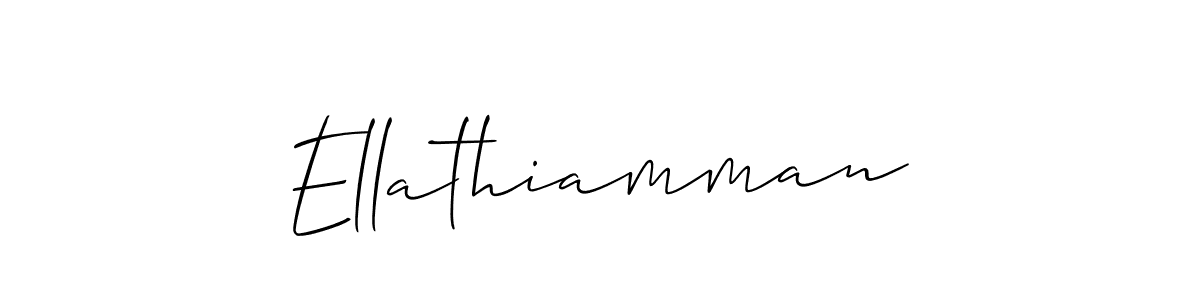 Best and Professional Signature Style for Ellathiamman. Allison_Script Best Signature Style Collection. Ellathiamman signature style 2 images and pictures png