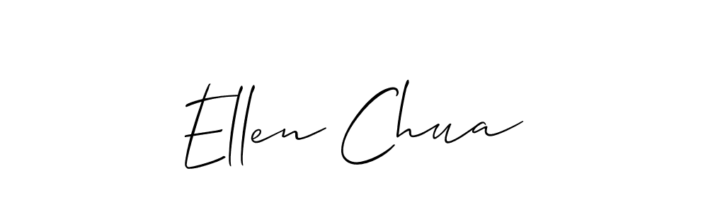 Allison_Script is a professional signature style that is perfect for those who want to add a touch of class to their signature. It is also a great choice for those who want to make their signature more unique. Get Ellen Chua name to fancy signature for free. Ellen Chua signature style 2 images and pictures png