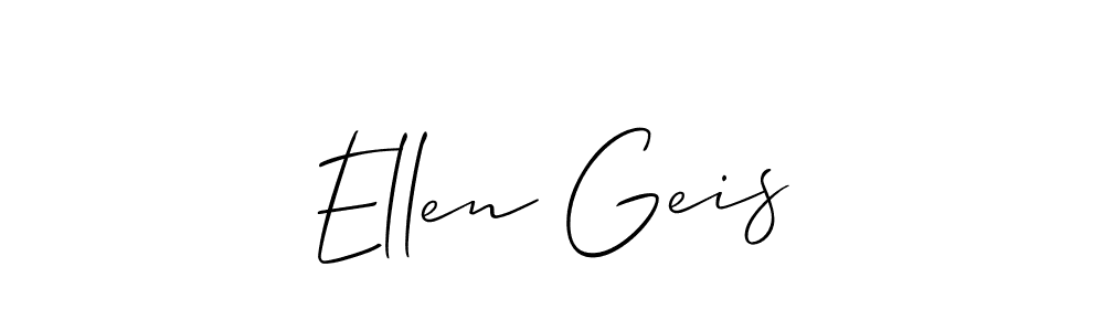 Also You can easily find your signature by using the search form. We will create Ellen Geis name handwritten signature images for you free of cost using Allison_Script sign style. Ellen Geis signature style 2 images and pictures png