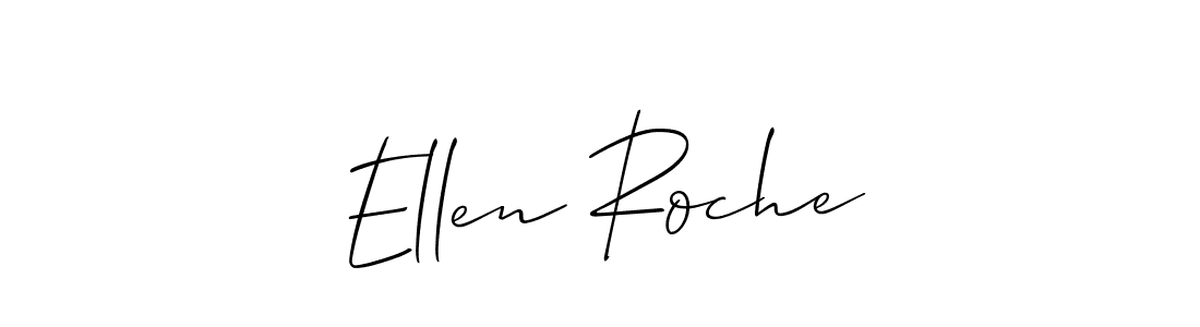 Also You can easily find your signature by using the search form. We will create Ellen Roche name handwritten signature images for you free of cost using Allison_Script sign style. Ellen Roche signature style 2 images and pictures png