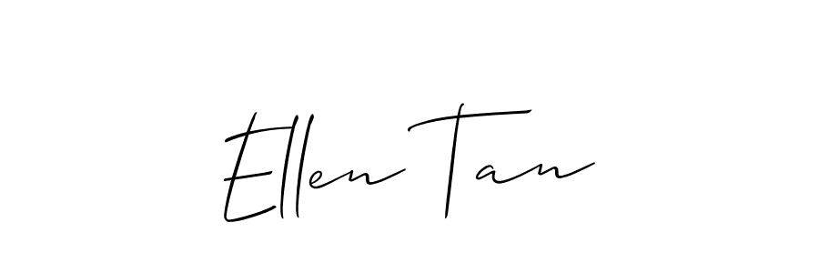 Also we have Ellen Tan name is the best signature style. Create professional handwritten signature collection using Allison_Script autograph style. Ellen Tan signature style 2 images and pictures png