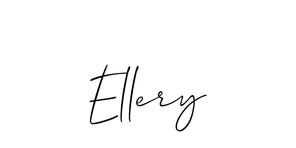 Best and Professional Signature Style for Ellery. Allison_Script Best Signature Style Collection. Ellery signature style 2 images and pictures png