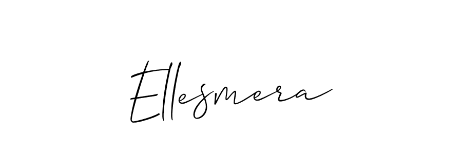 Also You can easily find your signature by using the search form. We will create Ellesmera name handwritten signature images for you free of cost using Allison_Script sign style. Ellesmera signature style 2 images and pictures png