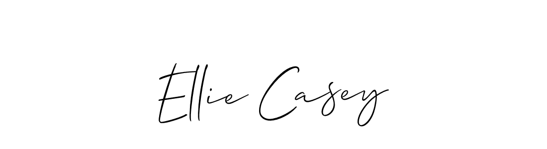 Ellie Casey stylish signature style. Best Handwritten Sign (Allison_Script) for my name. Handwritten Signature Collection Ideas for my name Ellie Casey. Ellie Casey signature style 2 images and pictures png