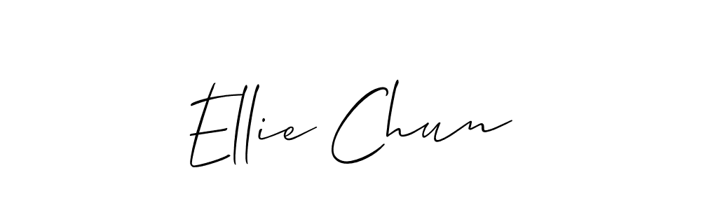 Once you've used our free online signature maker to create your best signature Allison_Script style, it's time to enjoy all of the benefits that Ellie Chun name signing documents. Ellie Chun signature style 2 images and pictures png