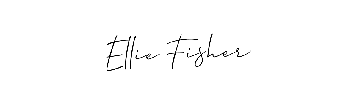 How to Draw Ellie Fisher signature style? Allison_Script is a latest design signature styles for name Ellie Fisher. Ellie Fisher signature style 2 images and pictures png