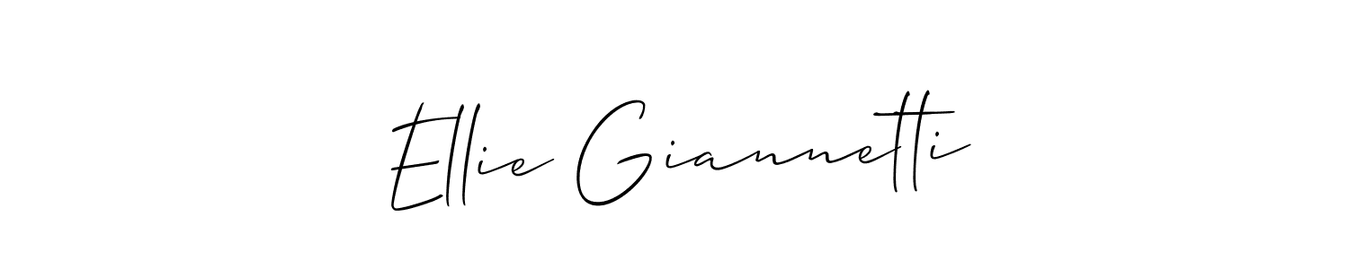 It looks lik you need a new signature style for name Ellie Giannetti. Design unique handwritten (Allison_Script) signature with our free signature maker in just a few clicks. Ellie Giannetti signature style 2 images and pictures png