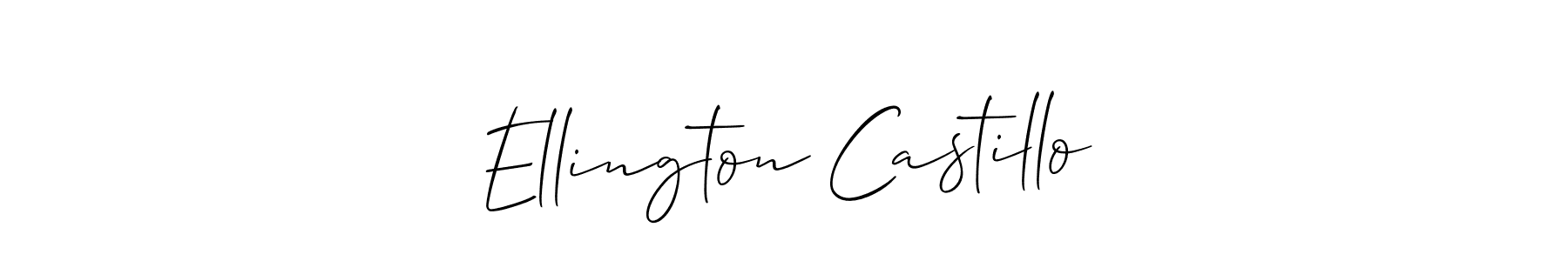 if you are searching for the best signature style for your name Ellington Castillo. so please give up your signature search. here we have designed multiple signature styles  using Allison_Script. Ellington Castillo signature style 2 images and pictures png