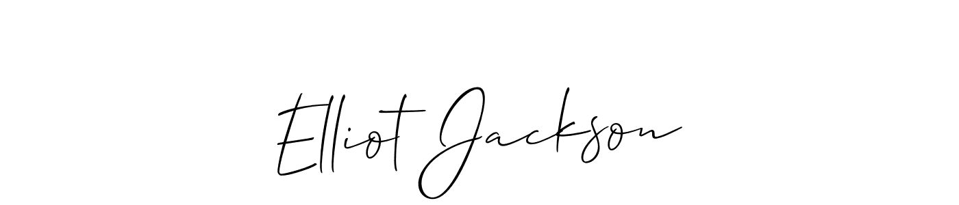 How to Draw Elliot Jackson signature style? Allison_Script is a latest design signature styles for name Elliot Jackson. Elliot Jackson signature style 2 images and pictures png