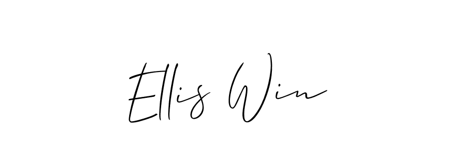 Once you've used our free online signature maker to create your best signature Allison_Script style, it's time to enjoy all of the benefits that Ellis Win name signing documents. Ellis Win signature style 2 images and pictures png
