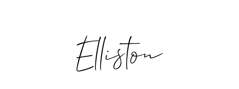 This is the best signature style for the Elliston name. Also you like these signature font (Allison_Script). Mix name signature. Elliston signature style 2 images and pictures png
