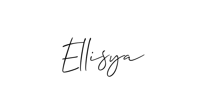 How to Draw Ellisya signature style? Allison_Script is a latest design signature styles for name Ellisya. Ellisya signature style 2 images and pictures png