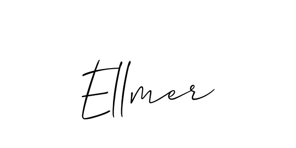 Make a beautiful signature design for name Ellmer. With this signature (Allison_Script) style, you can create a handwritten signature for free. Ellmer signature style 2 images and pictures png