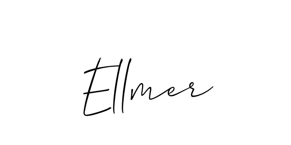 Make a beautiful signature design for name Ellmer. With this signature (Allison_Script) style, you can create a handwritten signature for free. Ellmer signature style 2 images and pictures png