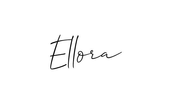 Ellora stylish signature style. Best Handwritten Sign (Allison_Script) for my name. Handwritten Signature Collection Ideas for my name Ellora. Ellora signature style 2 images and pictures png