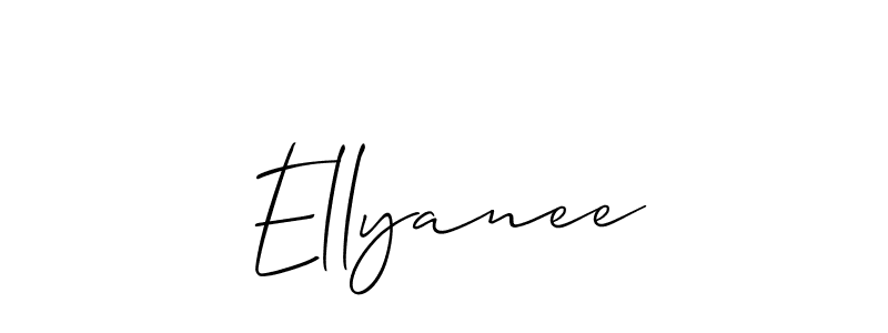 Once you've used our free online signature maker to create your best signature Allison_Script style, it's time to enjoy all of the benefits that Ellyanee name signing documents. Ellyanee signature style 2 images and pictures png