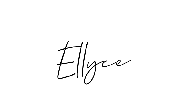 This is the best signature style for the Ellyce name. Also you like these signature font (Allison_Script). Mix name signature. Ellyce signature style 2 images and pictures png