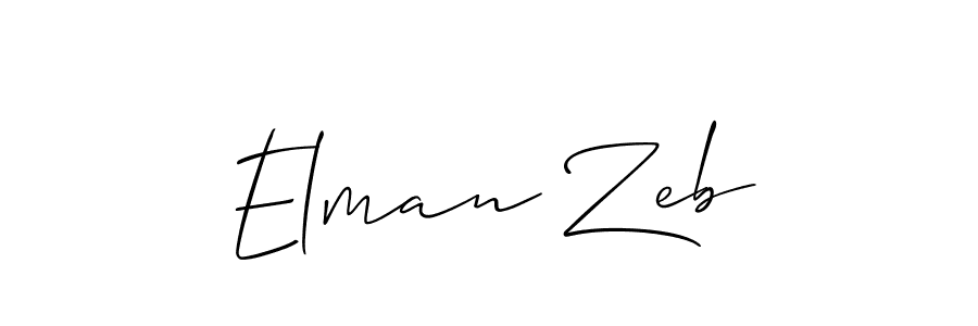 You can use this online signature creator to create a handwritten signature for the name Elman Zeb. This is the best online autograph maker. Elman Zeb signature style 2 images and pictures png