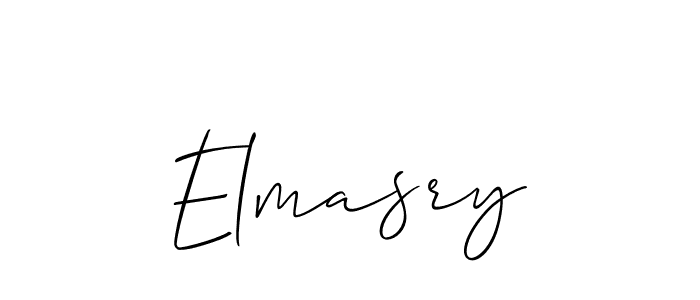 Elmasry stylish signature style. Best Handwritten Sign (Allison_Script) for my name. Handwritten Signature Collection Ideas for my name Elmasry. Elmasry signature style 2 images and pictures png