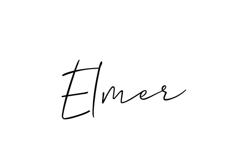 It looks lik you need a new signature style for name Elmer. Design unique handwritten (Allison_Script) signature with our free signature maker in just a few clicks. Elmer signature style 2 images and pictures png