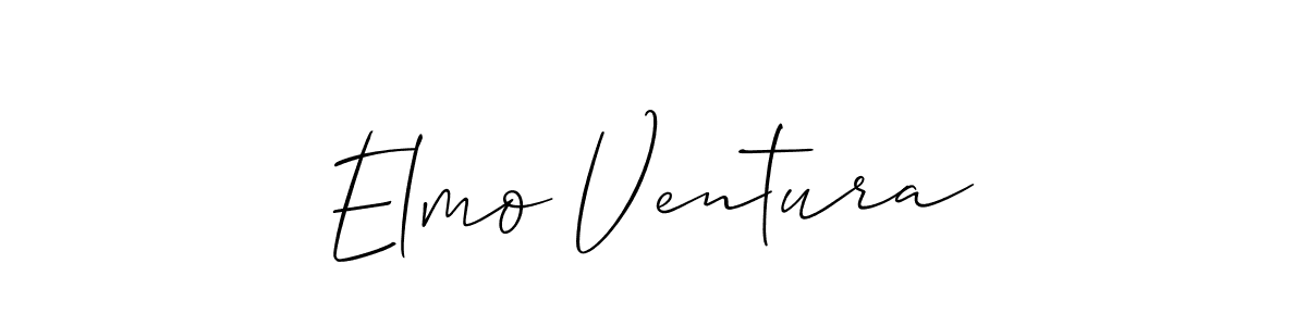 Also You can easily find your signature by using the search form. We will create Elmo Ventura name handwritten signature images for you free of cost using Allison_Script sign style. Elmo Ventura signature style 2 images and pictures png