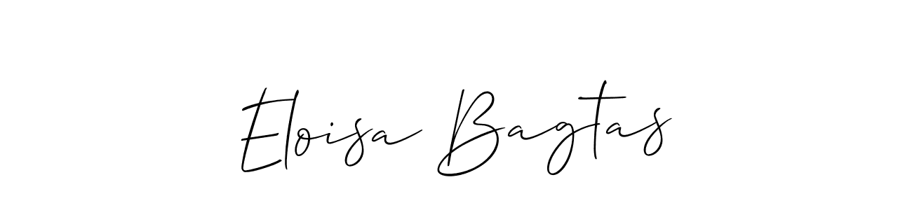 You can use this online signature creator to create a handwritten signature for the name Eloisa Bagtas. This is the best online autograph maker. Eloisa Bagtas signature style 2 images and pictures png