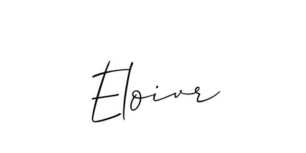 Best and Professional Signature Style for Eloivr. Allison_Script Best Signature Style Collection. Eloivr signature style 2 images and pictures png