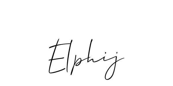 Make a short Elphij signature style. Manage your documents anywhere anytime using Allison_Script. Create and add eSignatures, submit forms, share and send files easily. Elphij signature style 2 images and pictures png