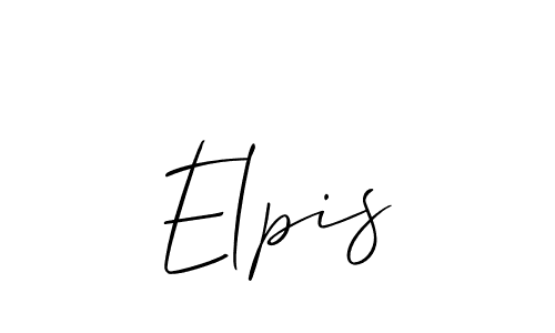 Make a beautiful signature design for name Elpis. Use this online signature maker to create a handwritten signature for free. Elpis signature style 2 images and pictures png