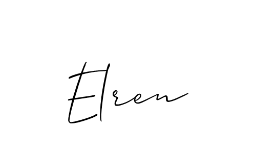 You can use this online signature creator to create a handwritten signature for the name Elren. This is the best online autograph maker. Elren signature style 2 images and pictures png