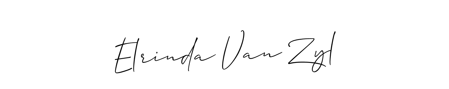 You can use this online signature creator to create a handwritten signature for the name Elrinda Van Zyl. This is the best online autograph maker. Elrinda Van Zyl signature style 2 images and pictures png