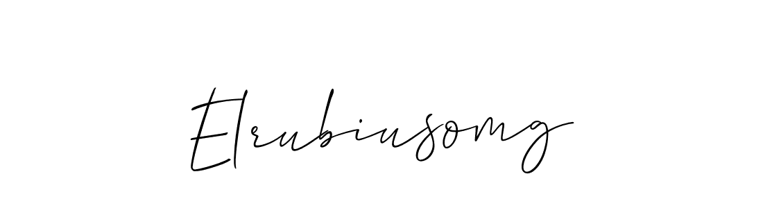 Also You can easily find your signature by using the search form. We will create Elrubiusomg name handwritten signature images for you free of cost using Allison_Script sign style. Elrubiusomg signature style 2 images and pictures png